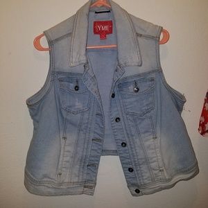 Jean jacket vest